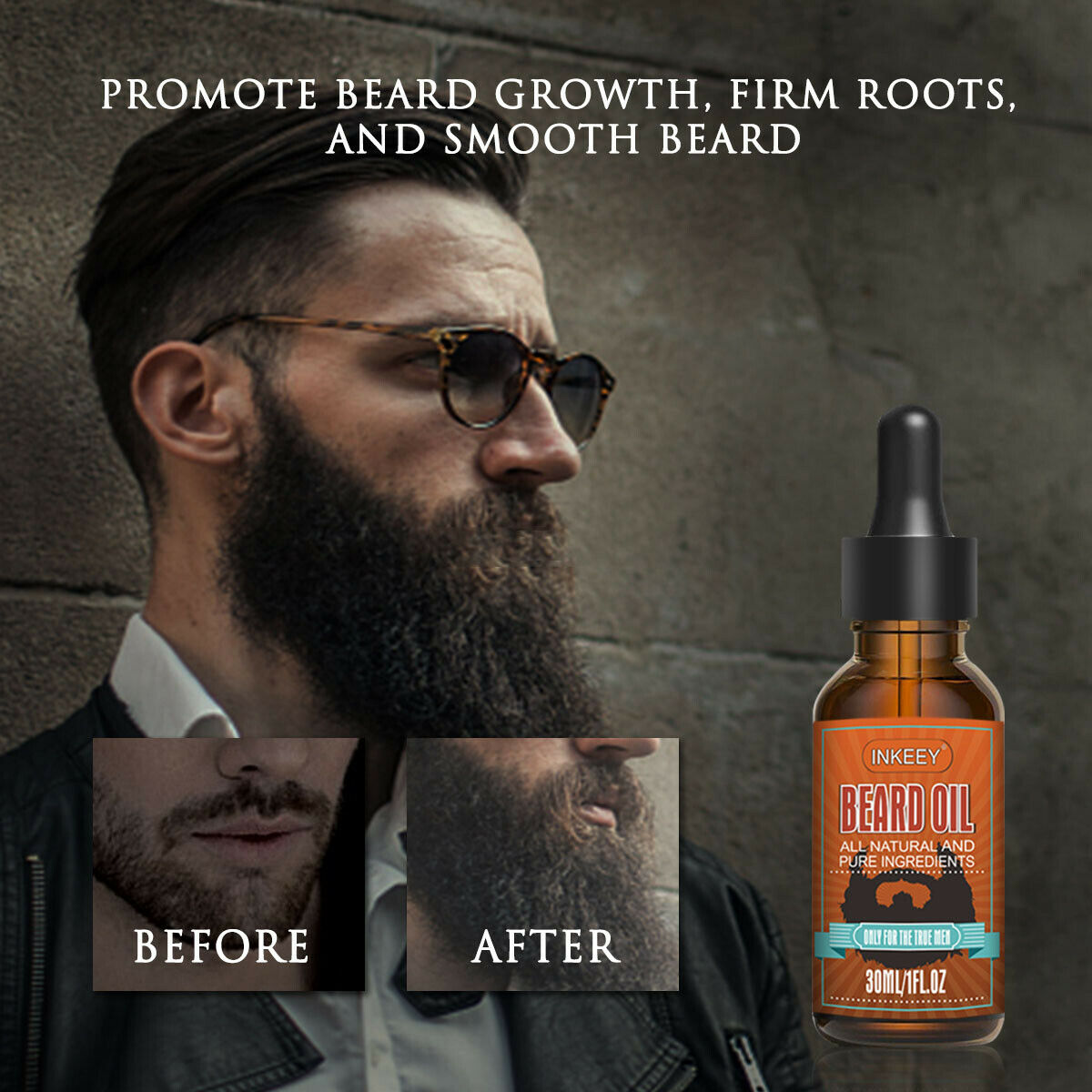 Men's Beard Growth Oil & Grooming Serum 7