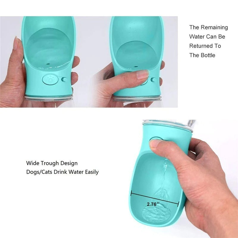 Portable Pet Dog Water Bottle 350-550ML