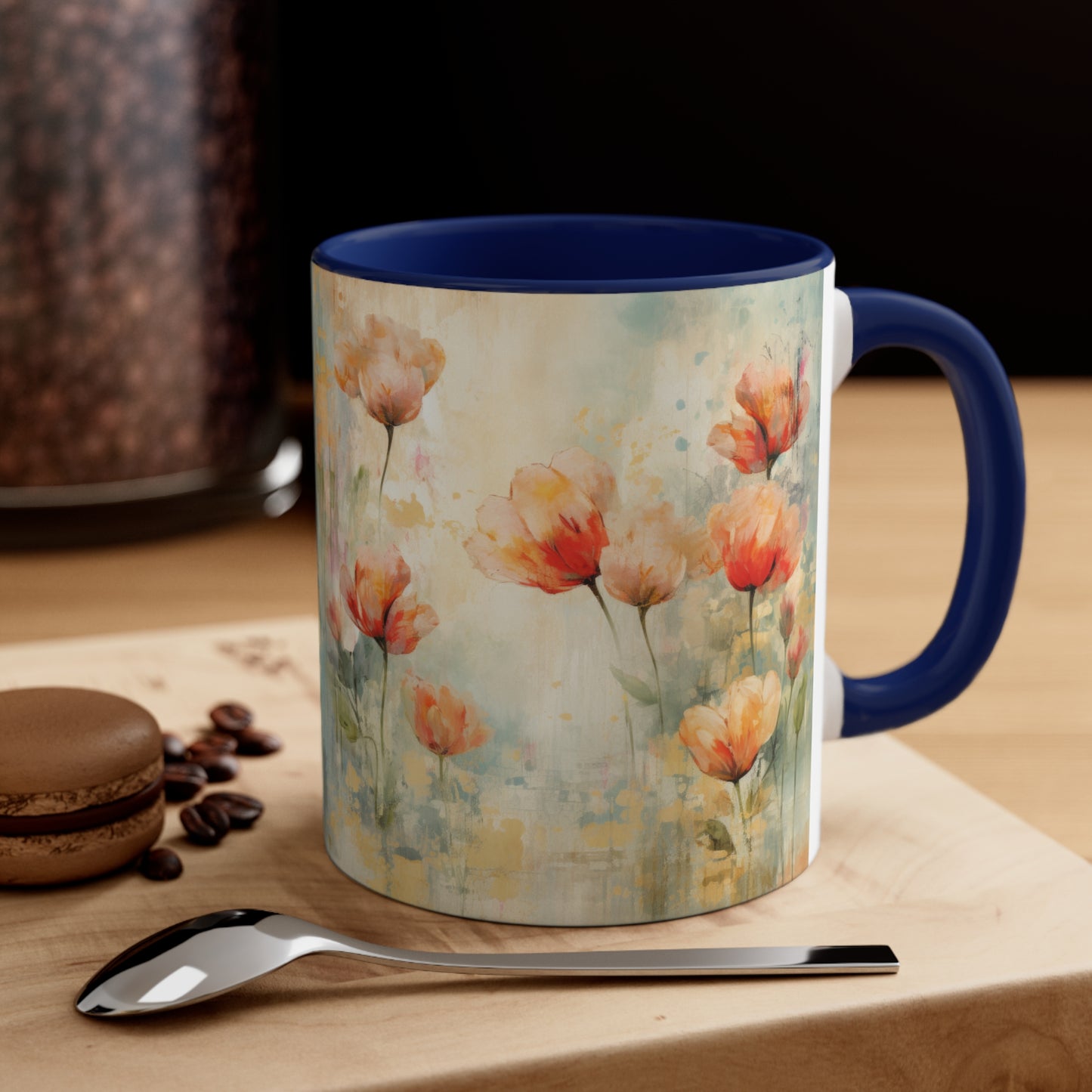Watercolor Tulip Mug 