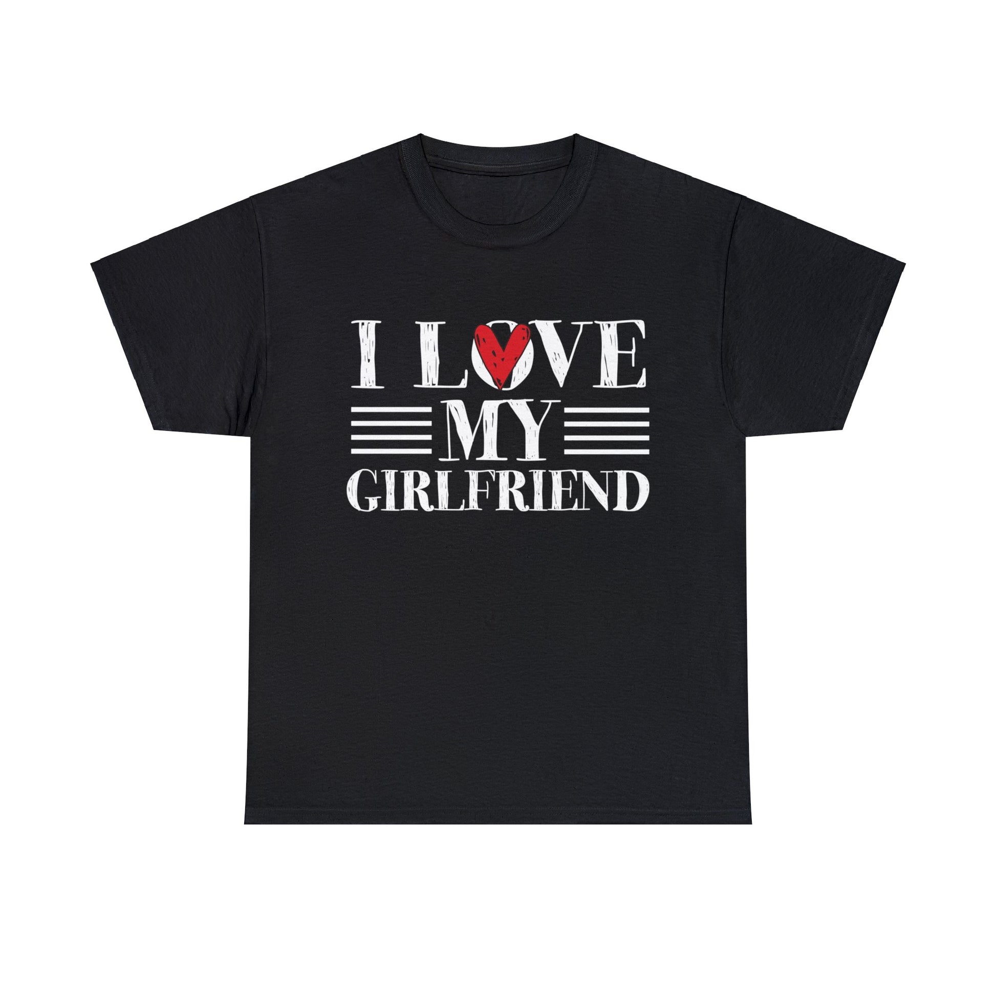 Heavy Cotton Tee T-Shirt Love My Girlfriend