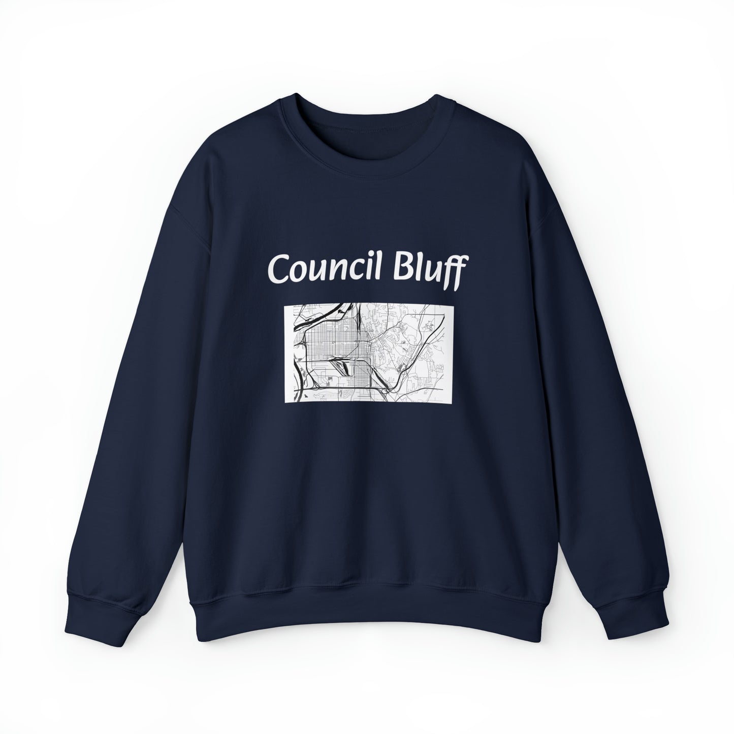 Council Bluff City Unisex Sheet Heavy Blend™ Crewneck Sweatshirt No 5