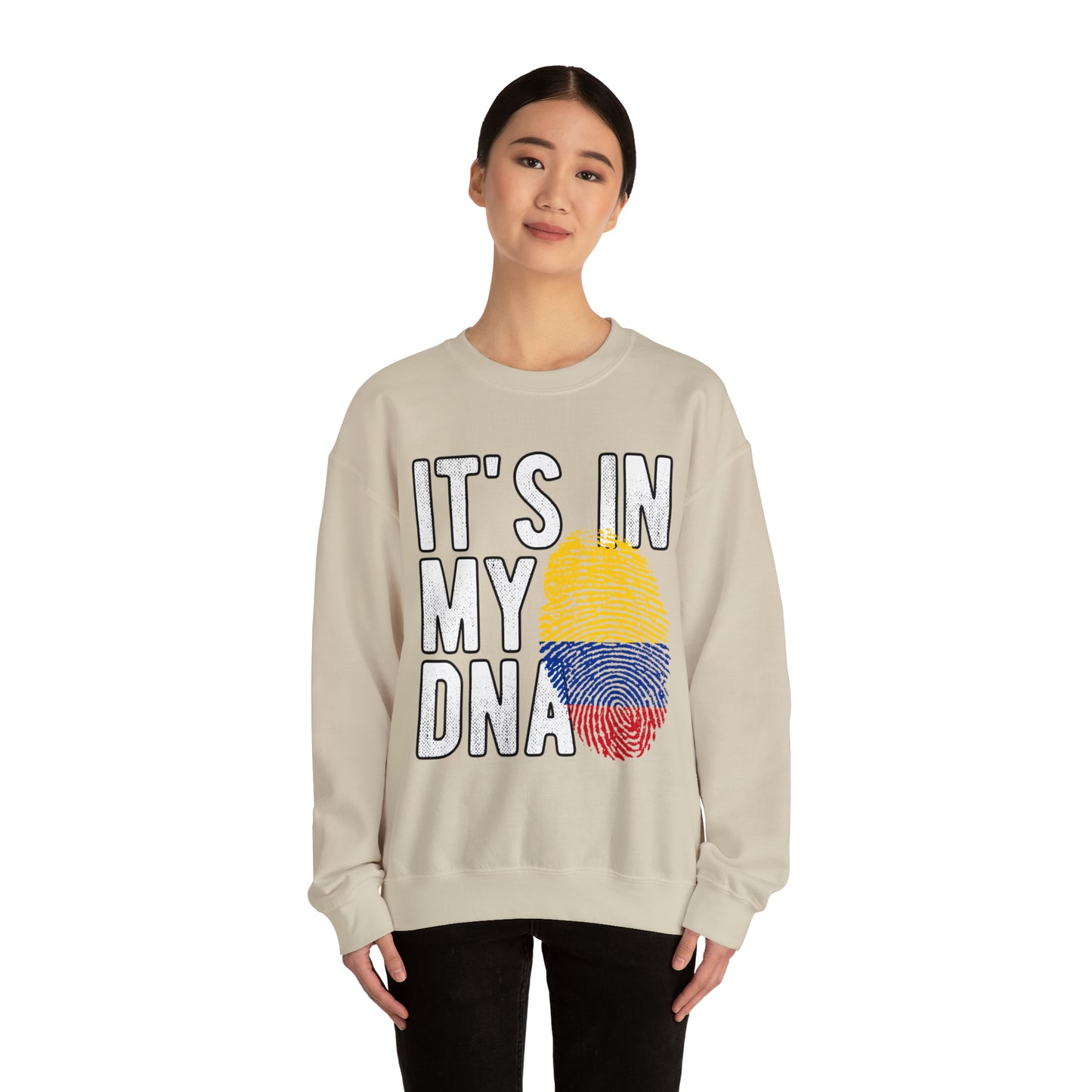 Colombia it's My DNA Women's Heavy Blend™ Crewneck Sweatshirt