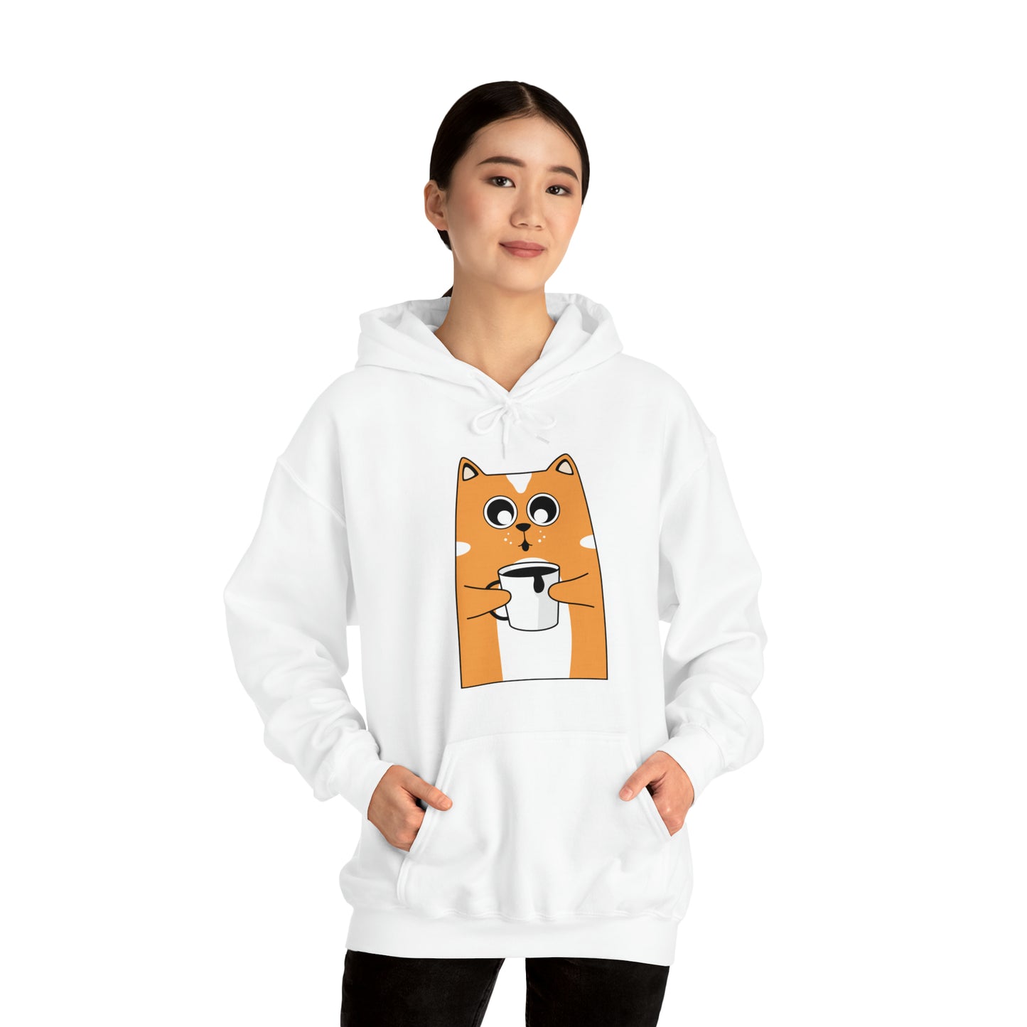 Women's Heavy Blend™ Hooded Sweatshirt Kitten Little