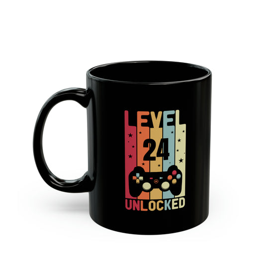 Birthday Mug: Level 24 Unlocked