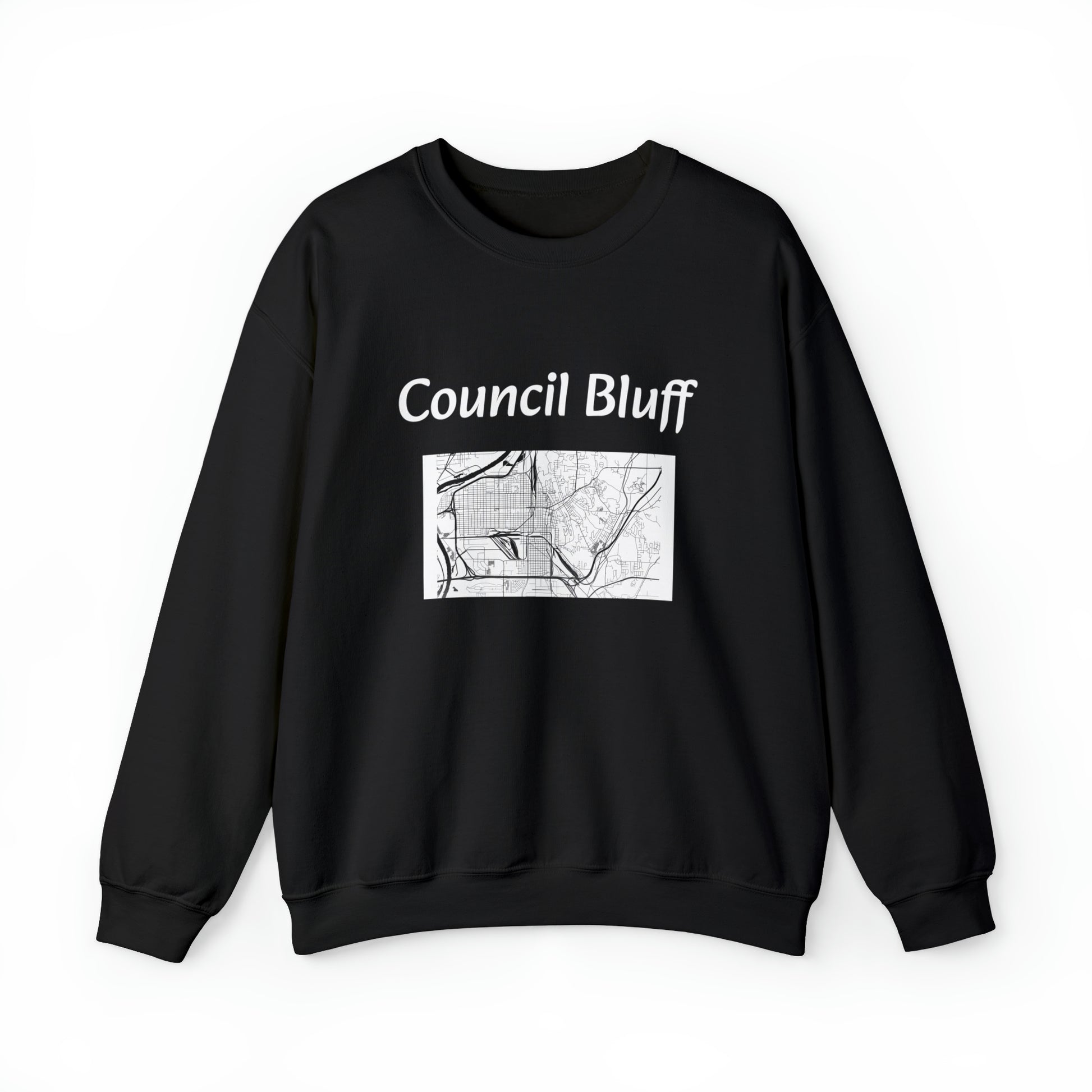 Council Bluff City Unisex Sheet Heavy Blend™ Crewneck Sweatshirt No 2