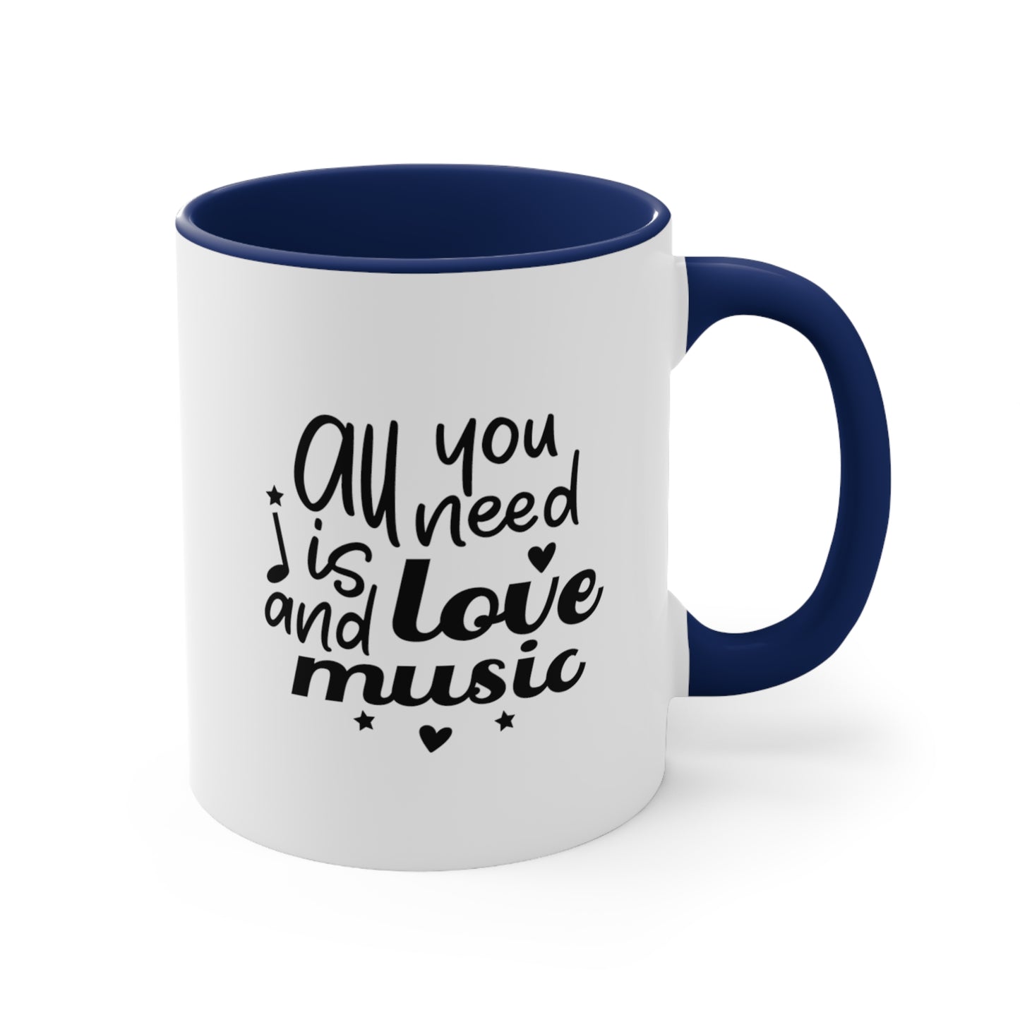 Music Lovers Mugs: All You Need is Love and Music