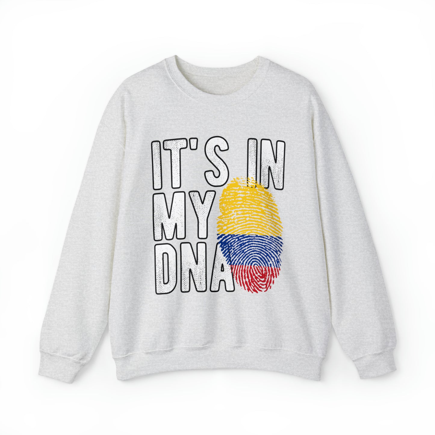 Colombia es mi ADN Sudadera con cuello redondo Heavy Blend™ para mujer
