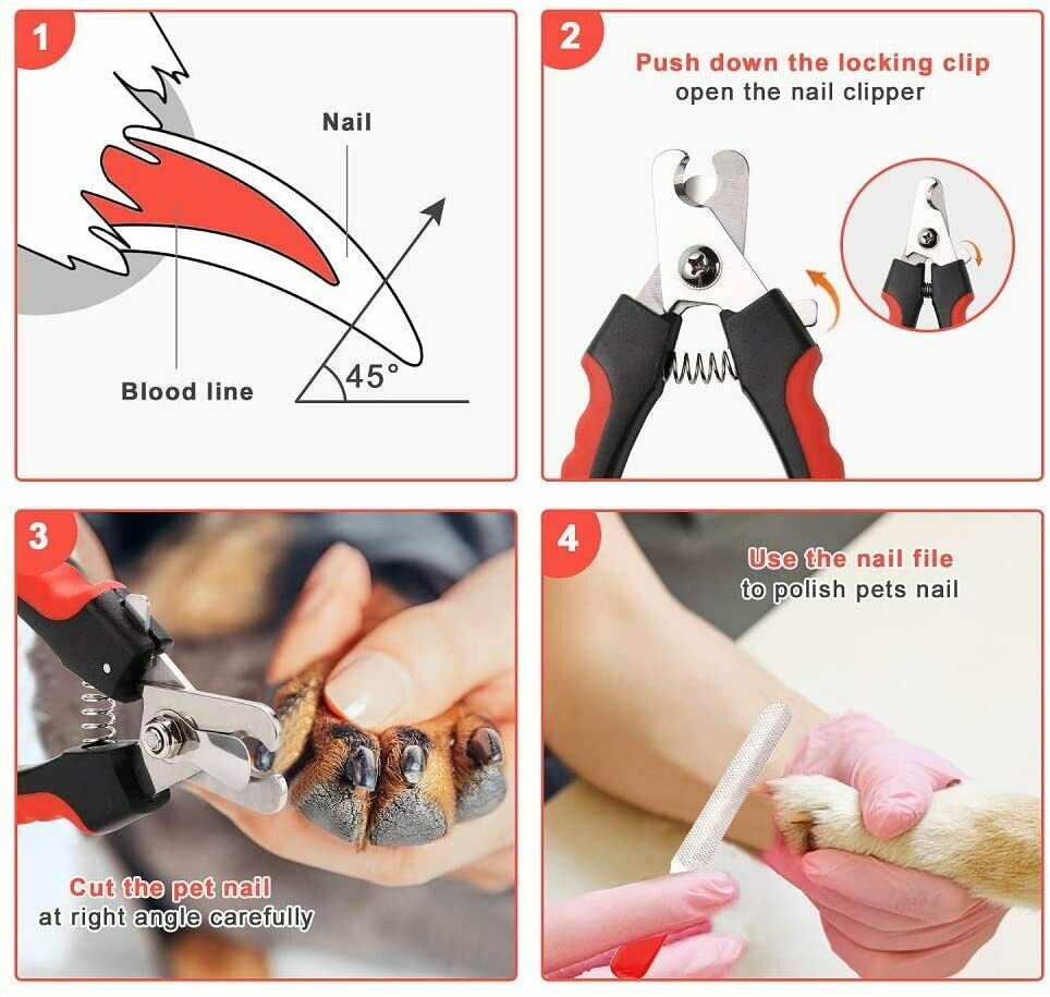 Pet Nail Trimmer with Safety Guard 10