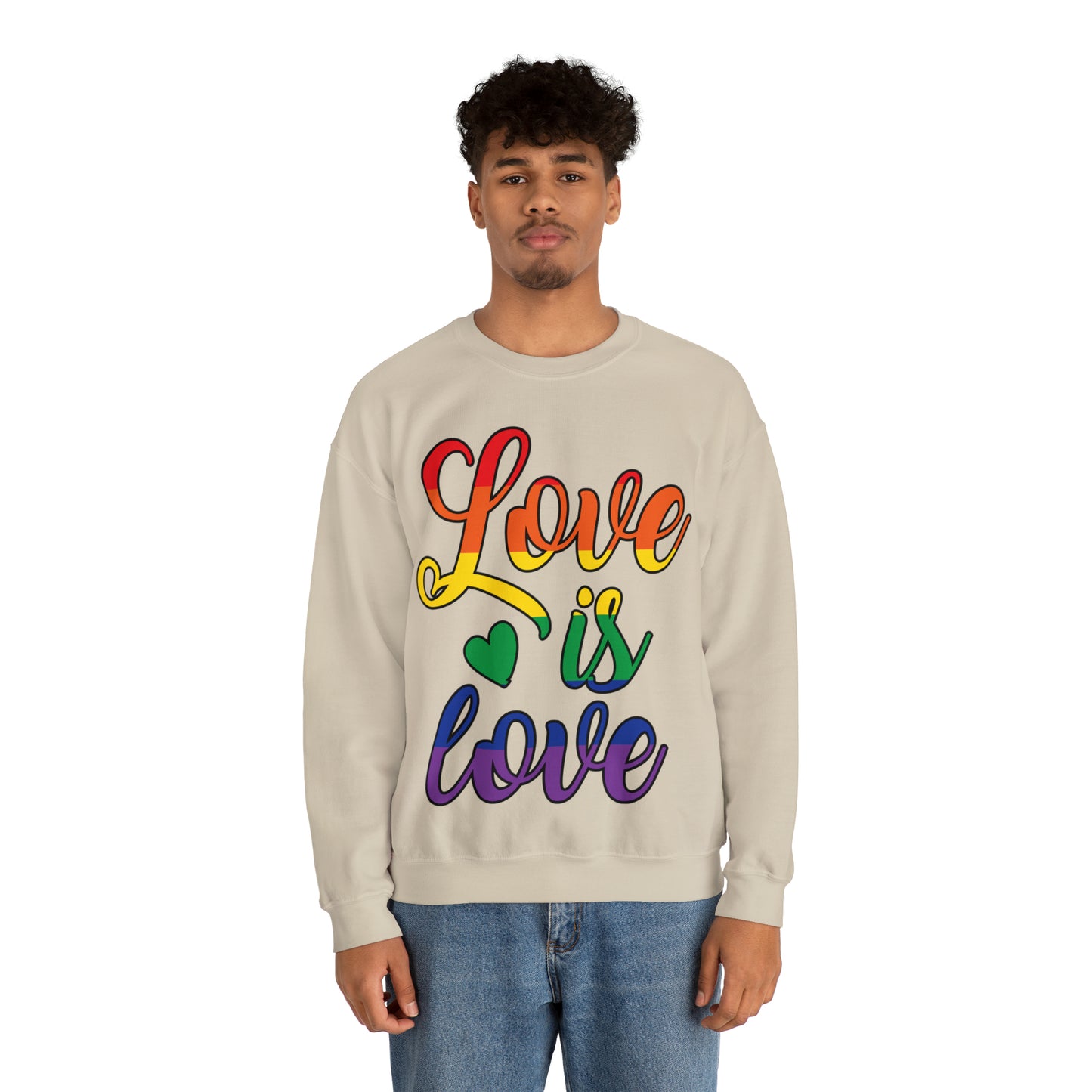  Sweatshirt Love is Love Men