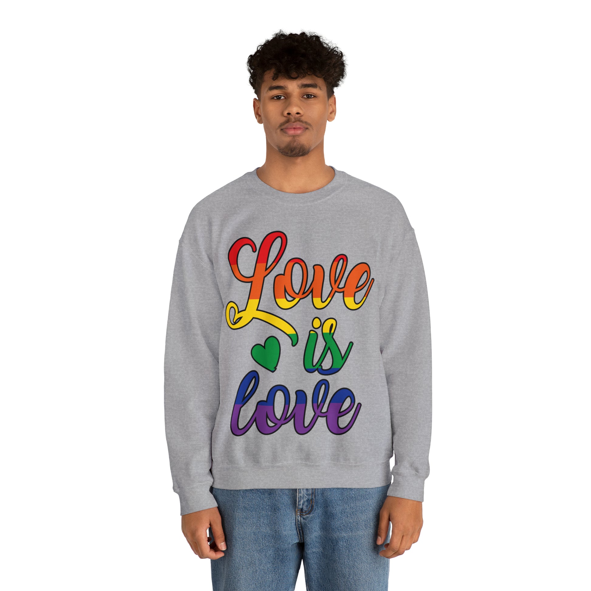  Sweatshirt Love is Love Men 2