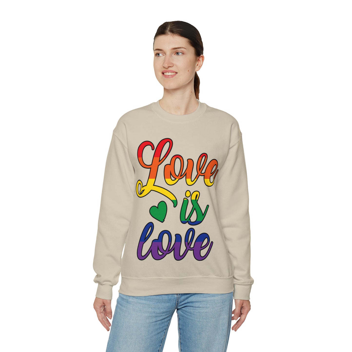  Sweatshirt Love is Love Women