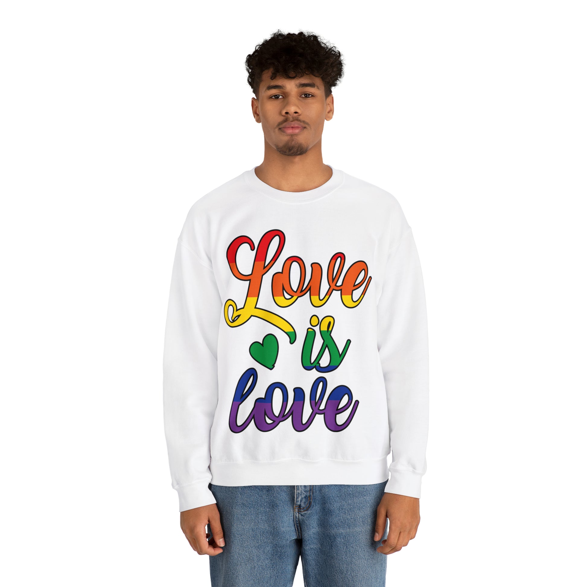  Sweatshirt Love is Love Men 1