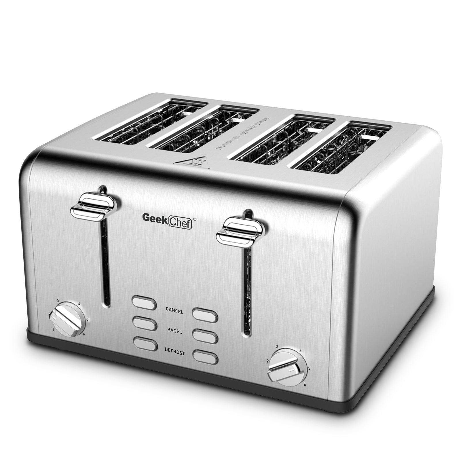 4-Slice Stainless Toaster, Bagel & Defrost 2