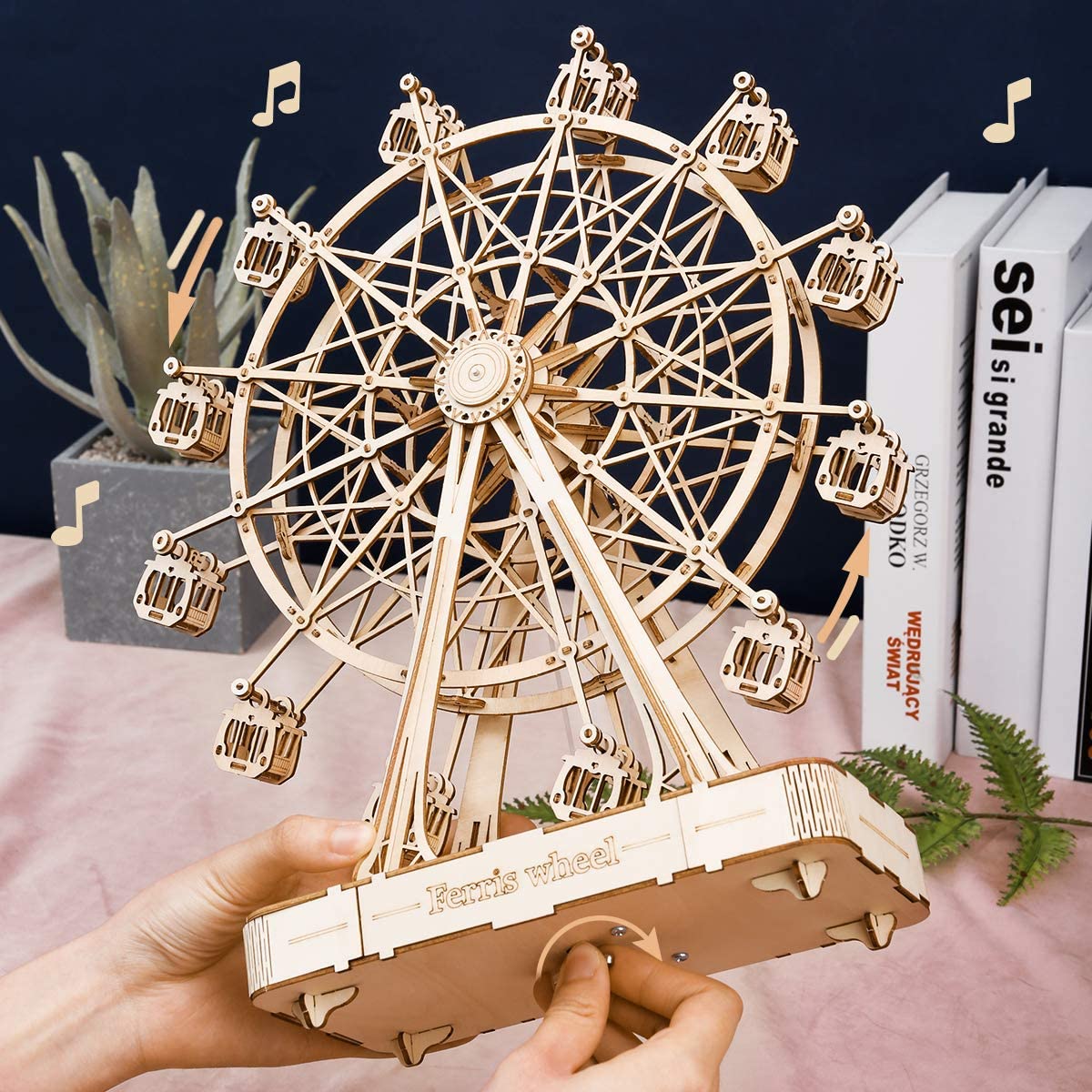 Rotatable Ferris Wheel DIY Kit for Kids - TGN01
