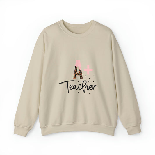 A+ Teacher Women's Heavy Blend™ Crewneck Sweatshirt