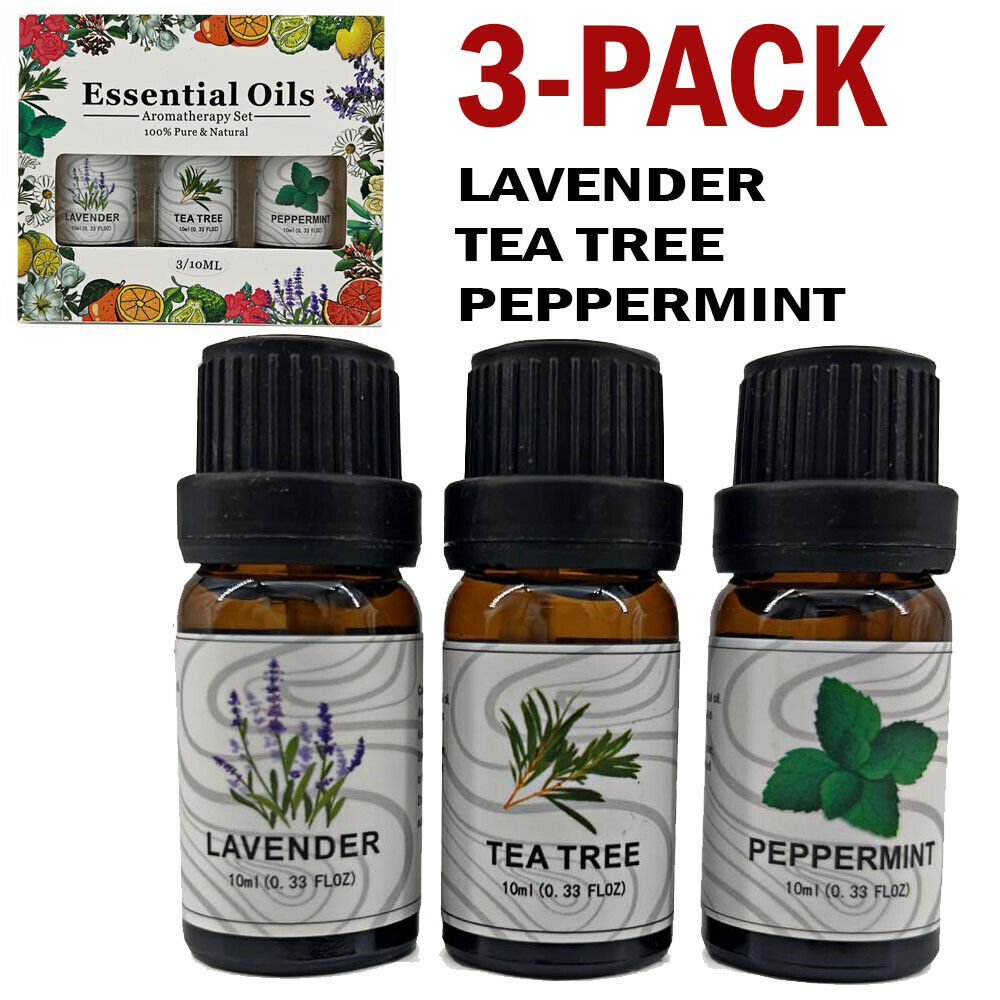 3-Pack Aromatherapy Oil Set for Diffusers 4