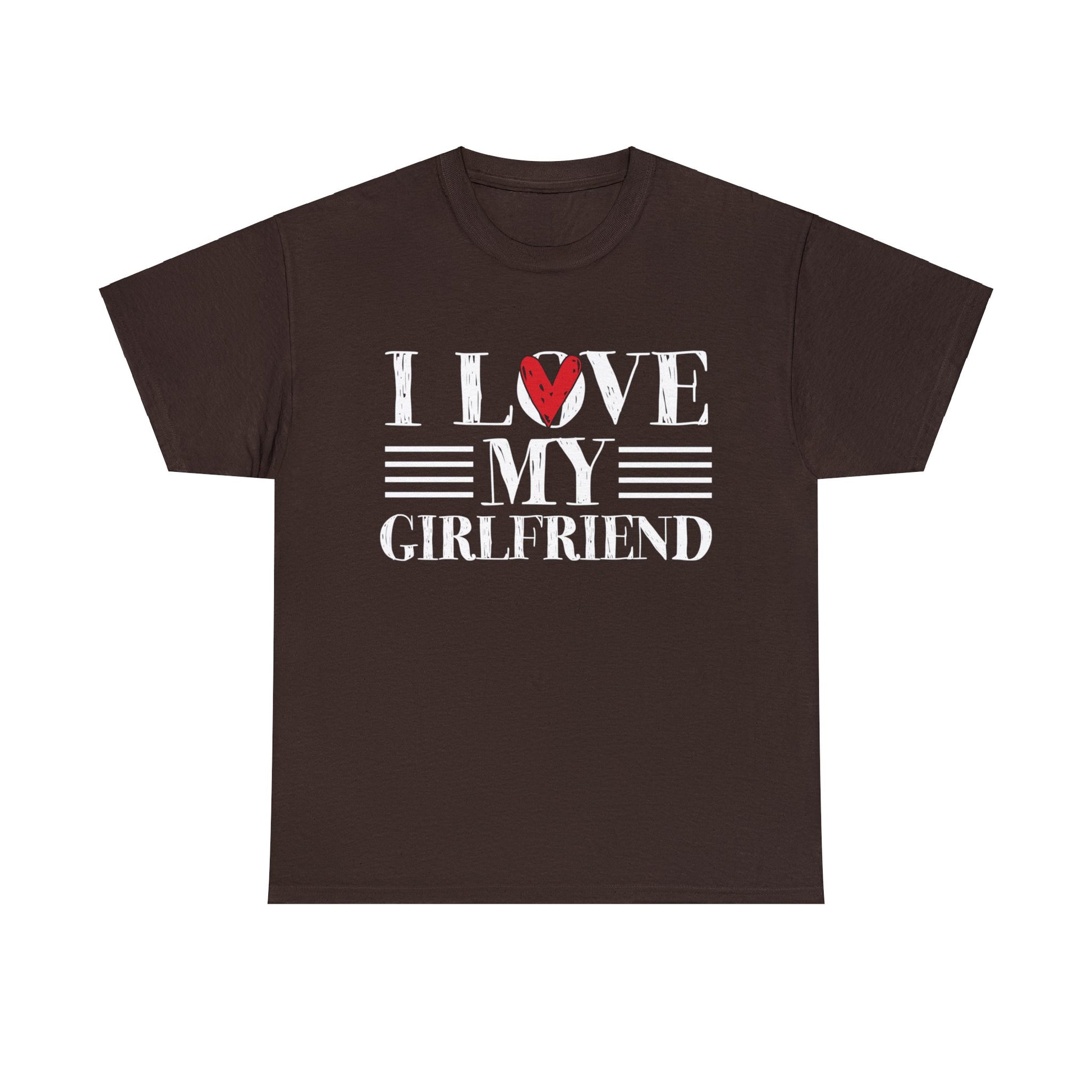 Heavy Cotton Tee T-Shirt Love My Girlfriend 2