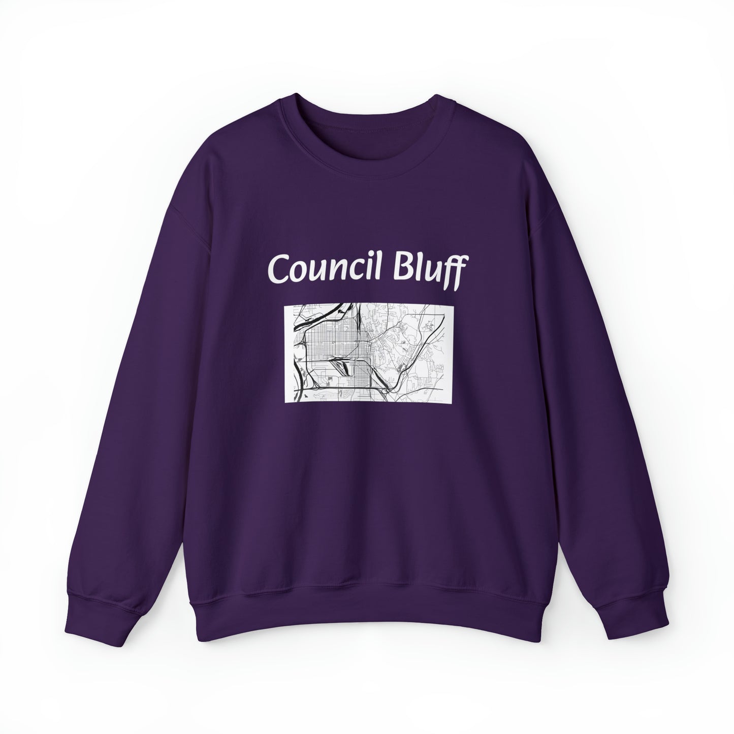 Council Bluff City Unisex Sheet Heavy Blend™ Crewneck Sweatshirt No 6