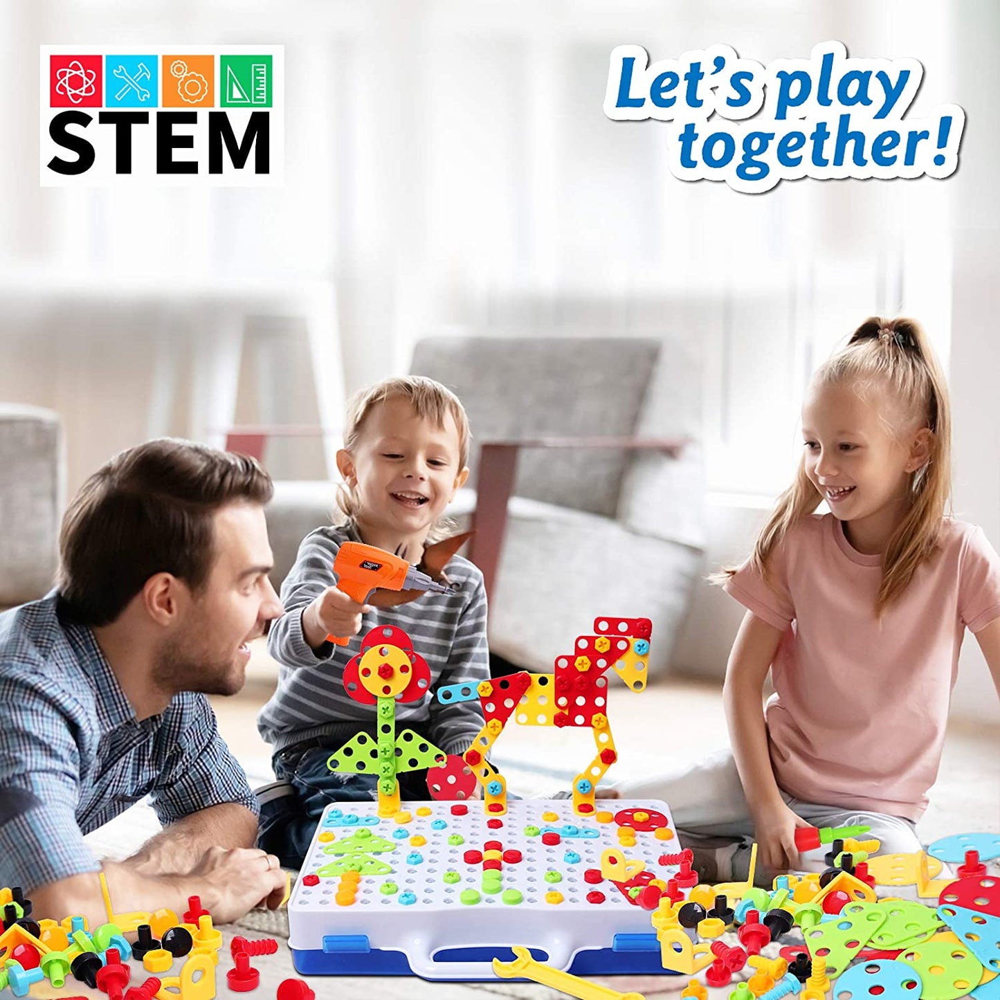 Creative Drill Puzzle Set, STEM Toys 4