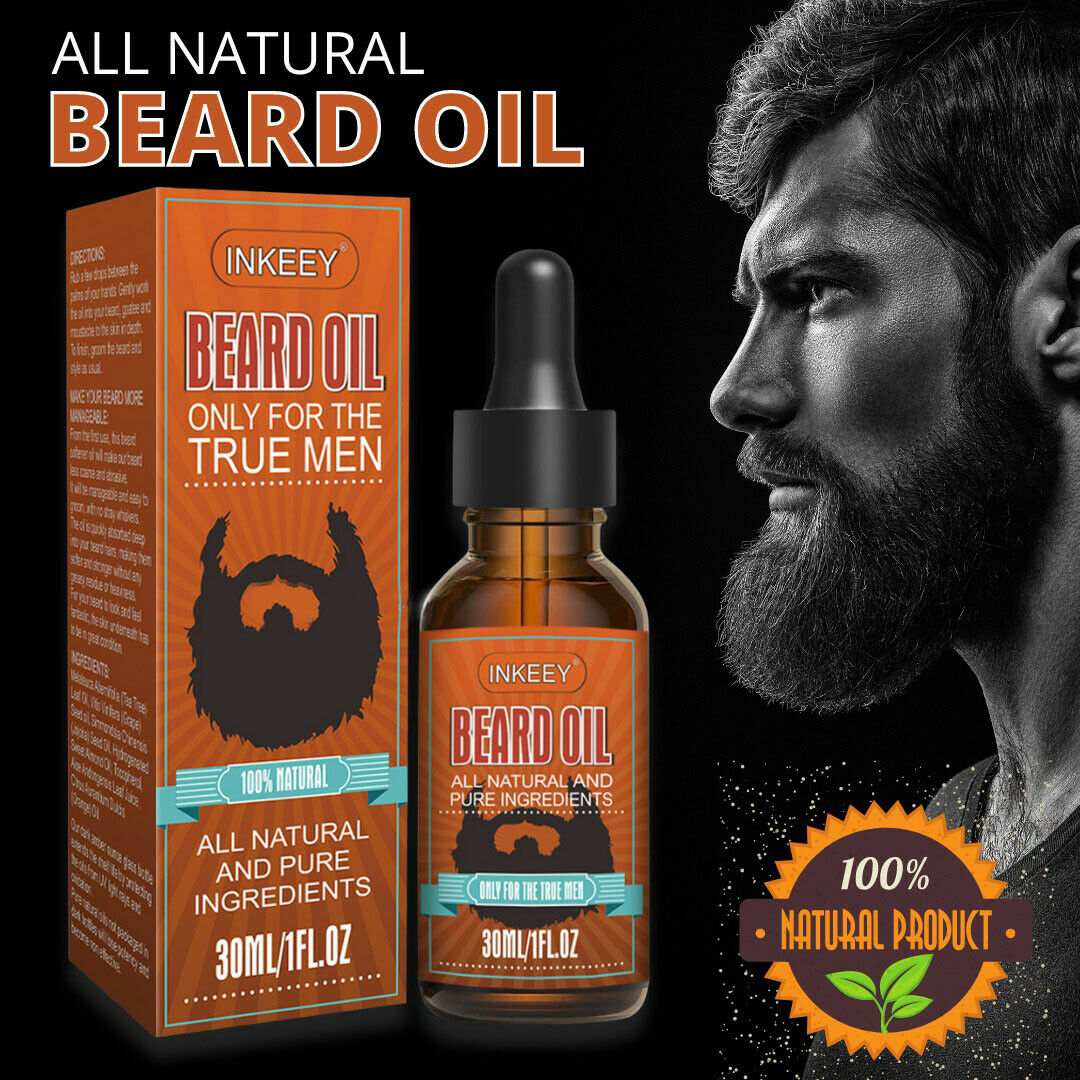 Men's Beard Growth Oil & Grooming Serum 10