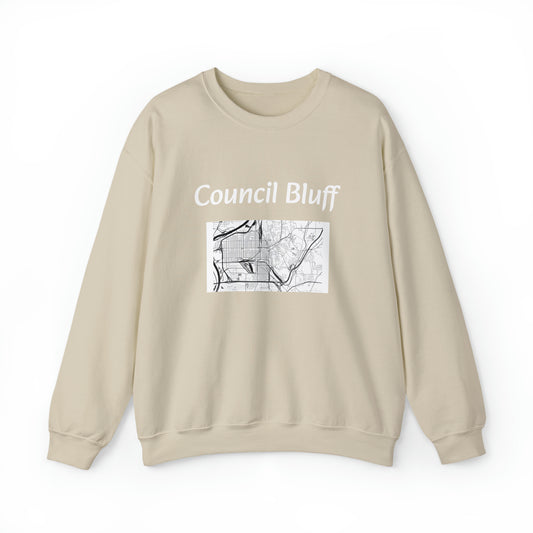 Council Bluff City Unisex Sheet Heavy Blend™ Crewneck Sweatshirt