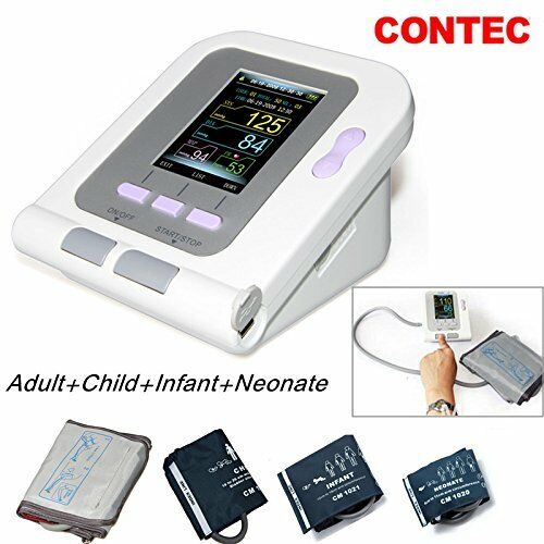 CONTEC08A Blood Pressure Monitor + 4 Cuffs