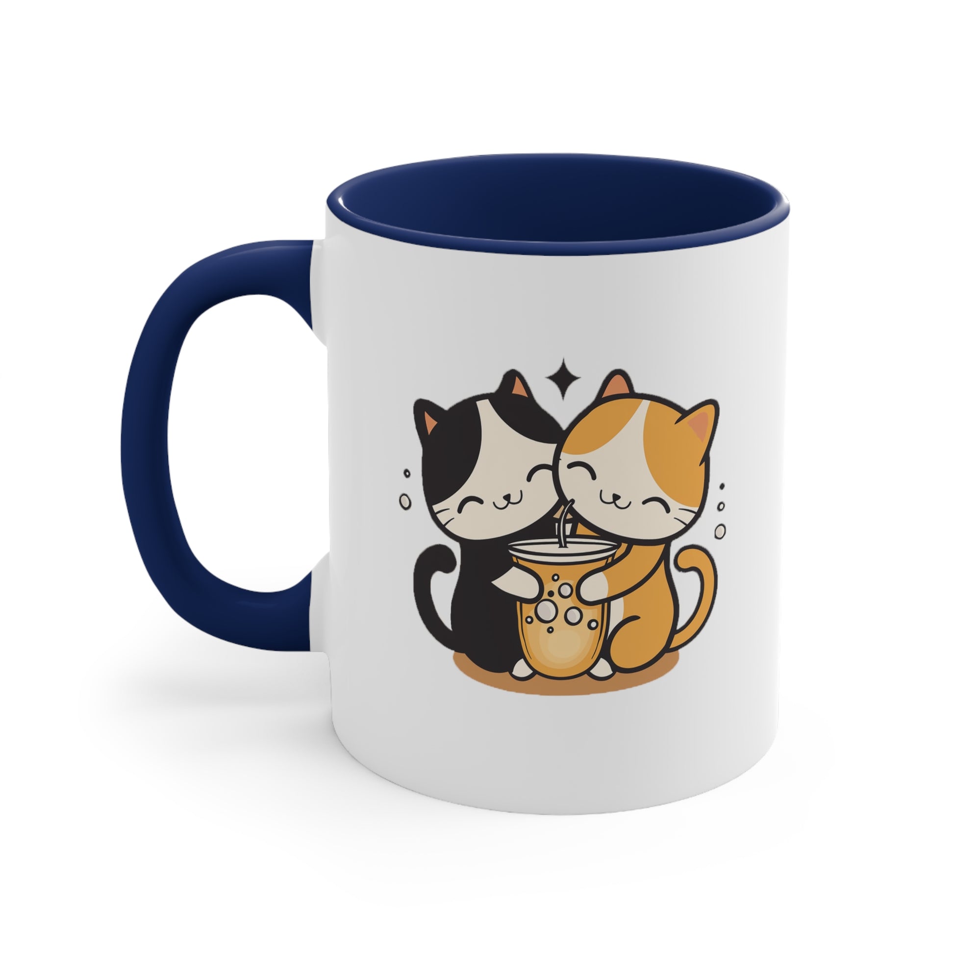 Cat Lovers Mugs: Kawaii Cute Couple Cat