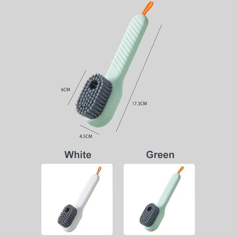 Auto Liquid Discharge Shoe Brush with Soft Bristles 7