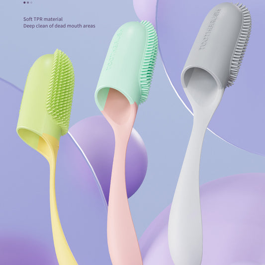  Silicone Pet Toothbrush Kit for Dogs & Cats