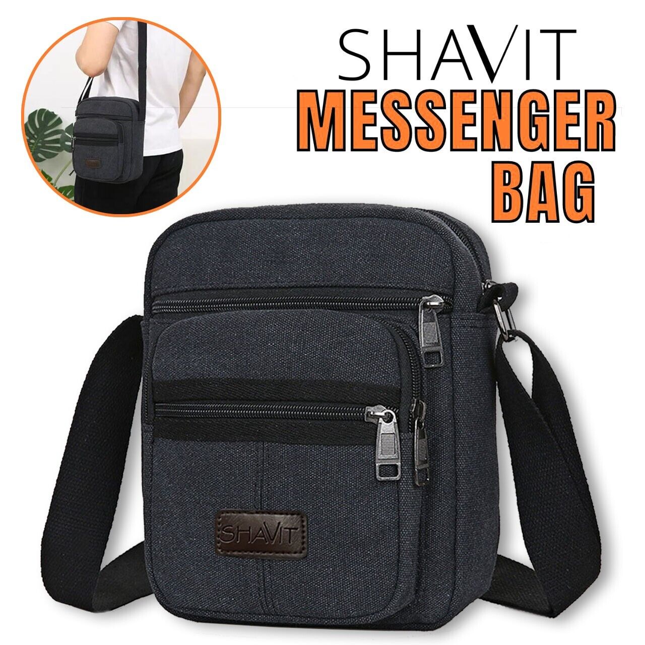Crossbody Messenger Bag