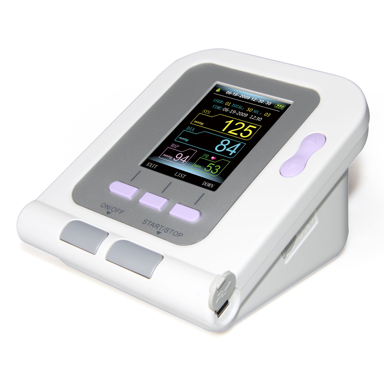 CONTEC08A Blood Pressure Monitor + 4 Cuffs 4