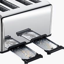 4-Slice Stainless Toaster, Bagel & Defrost 8
