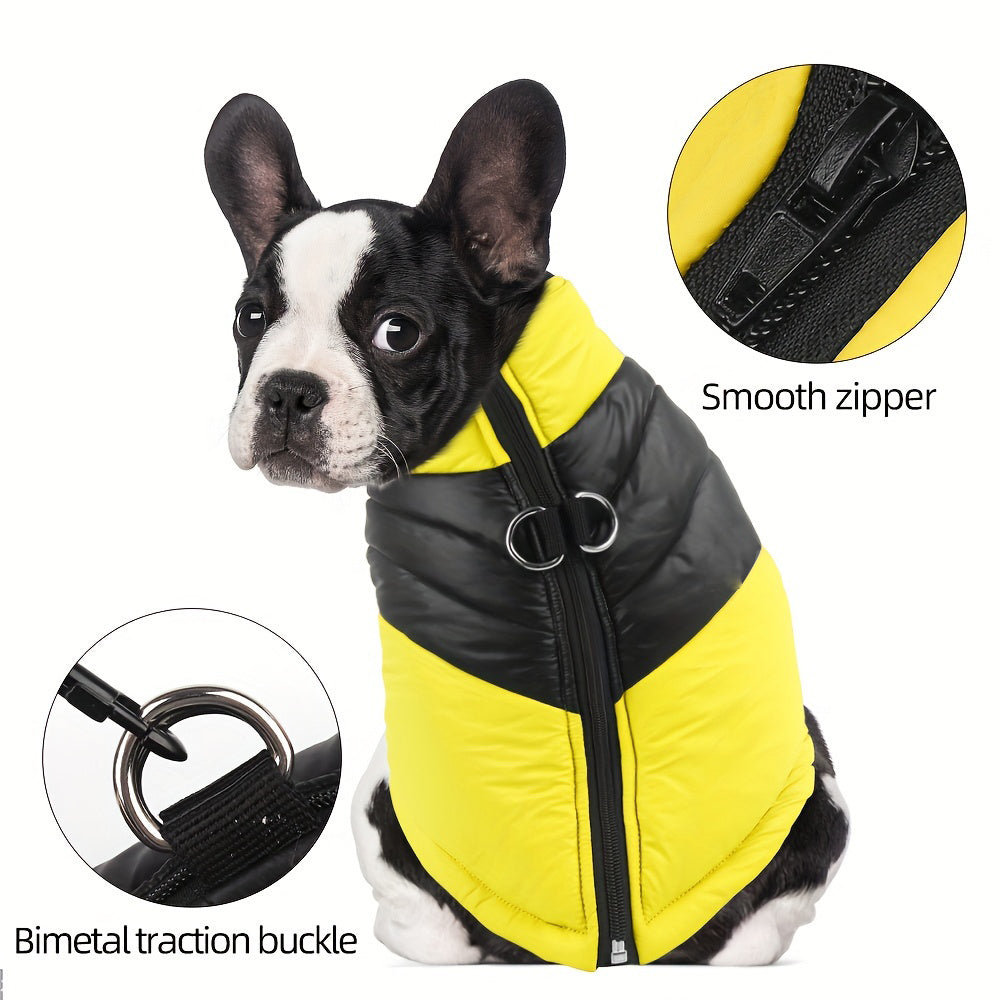 Winter Pet Waterproof Coat with Harness 2