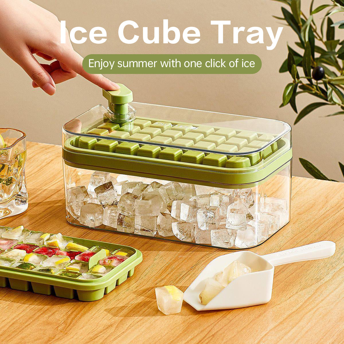 Ice Cube Tray With Lid 9