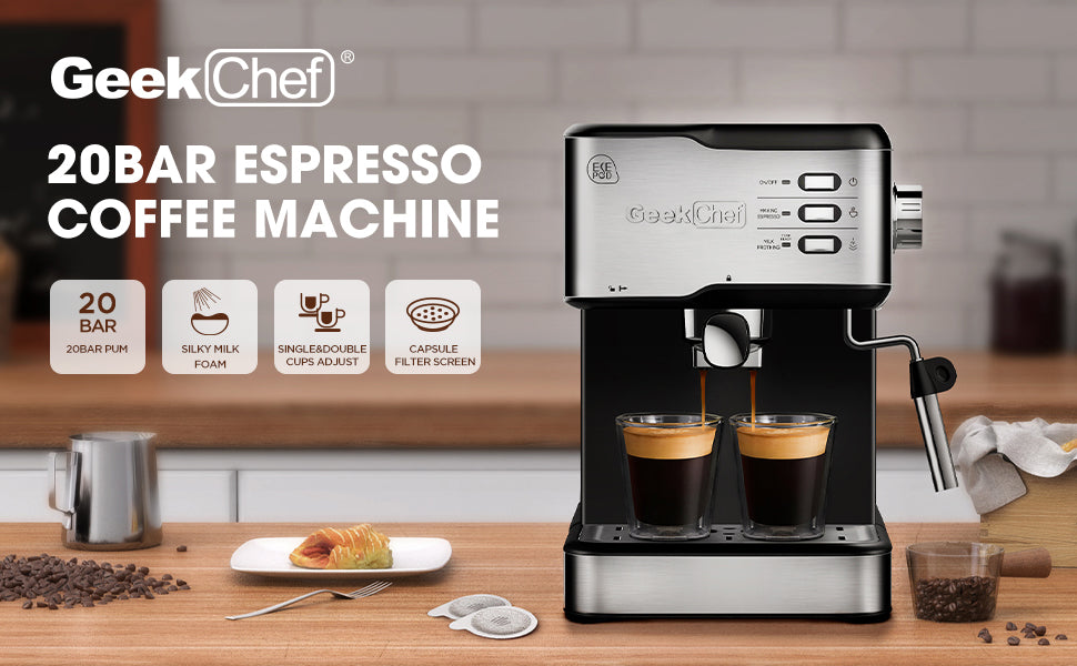 Geek Chef Espresso 20 Bar Machine 2
