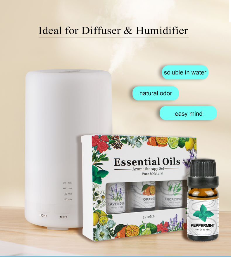 3-Pack Aromatherapy Oil Set for Diffusers 7