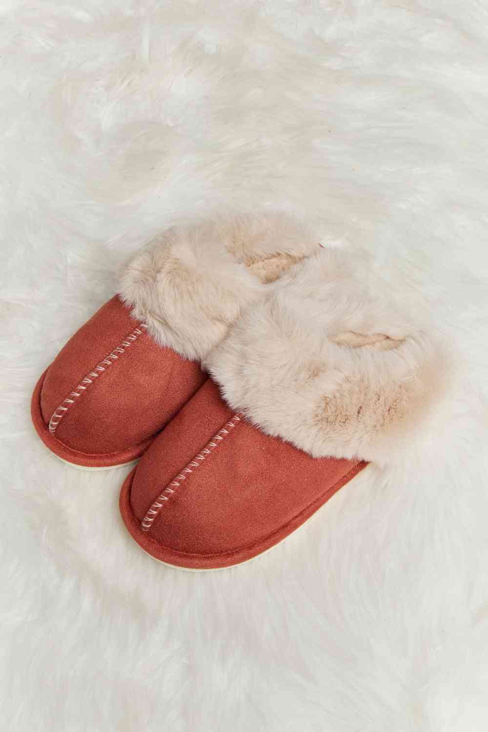 Melody Fluffy Indoor Slippers Red No 29