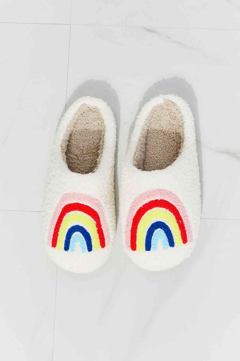 MMShoes Rainbow Plush Slipper No 4