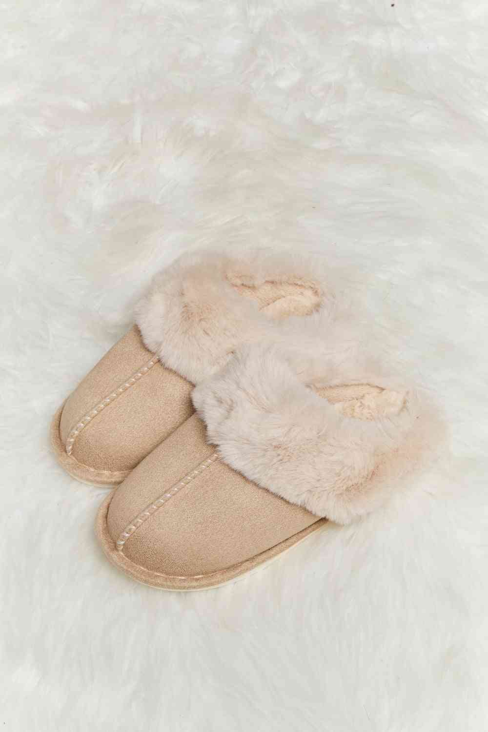 Melody Fluffy Indoor Slippers Brown No 17