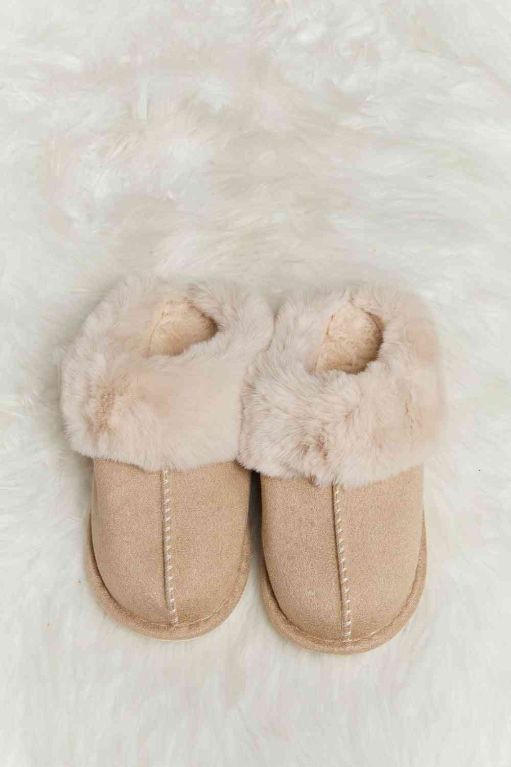 Melody Fluffy Indoor Slippers Brown No 16