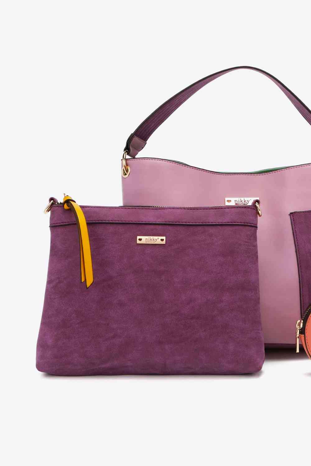 Nicole Lee USA Sweetheart Handbag Set Purpure No 2