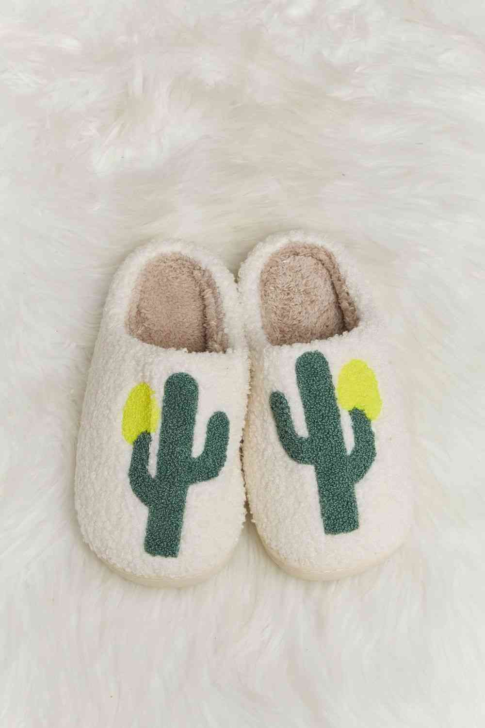 Melody Cactus Plush Slide Slippers No 4