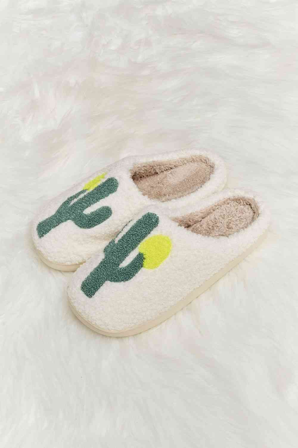 Melody Cactus Plush Slide Slippers No 5