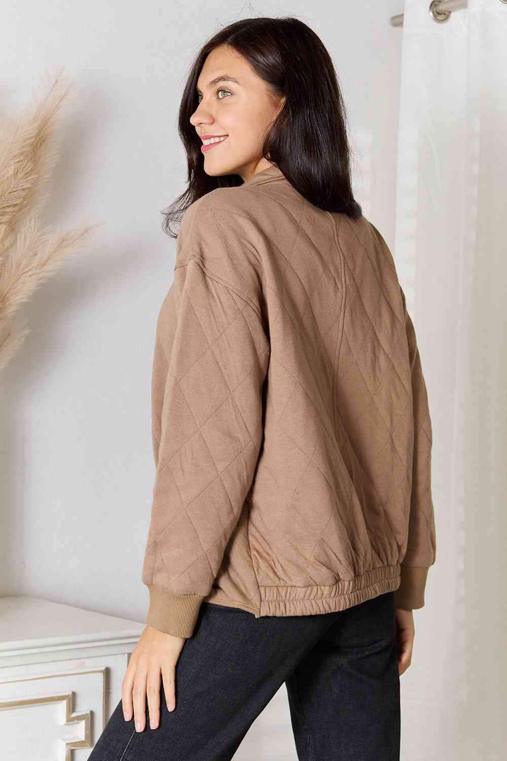 Heimish Full Size Zip-Up Jacket with Pockets 2