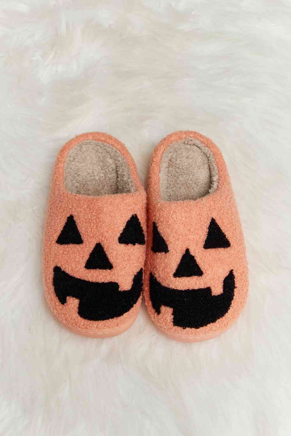 Melody Printed Plush Slide Slippers Halloween No 4