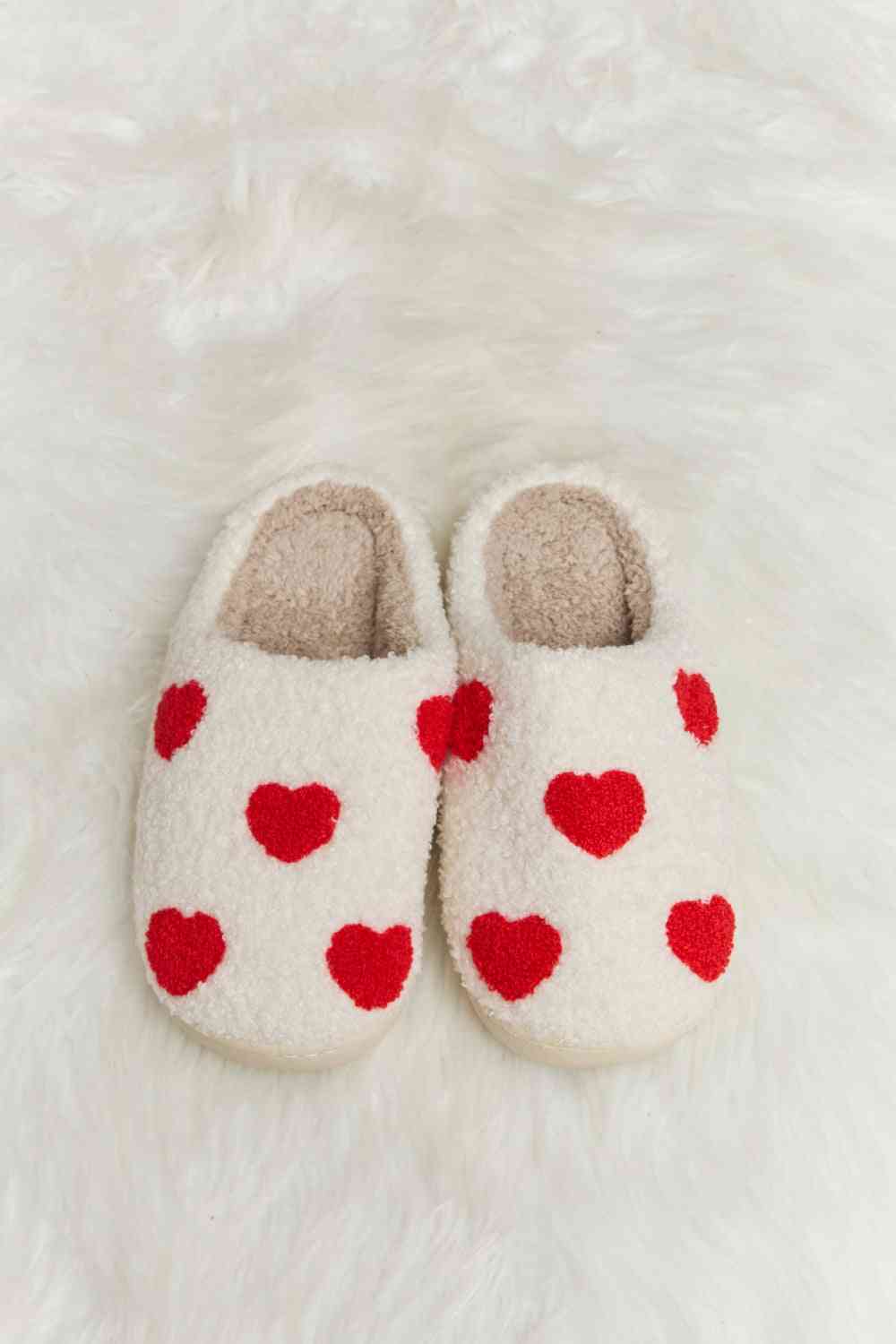 Melody Printed Plush Slide Slippers No 9