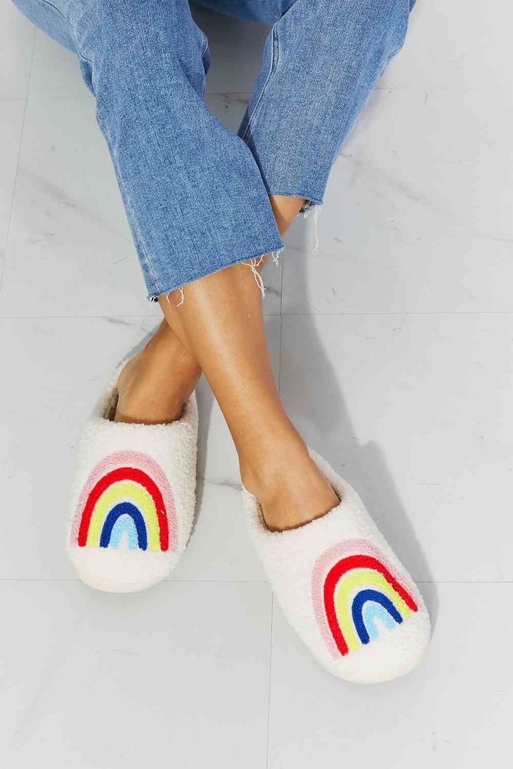 MMShoes Rainbow Plush Slipper No 2