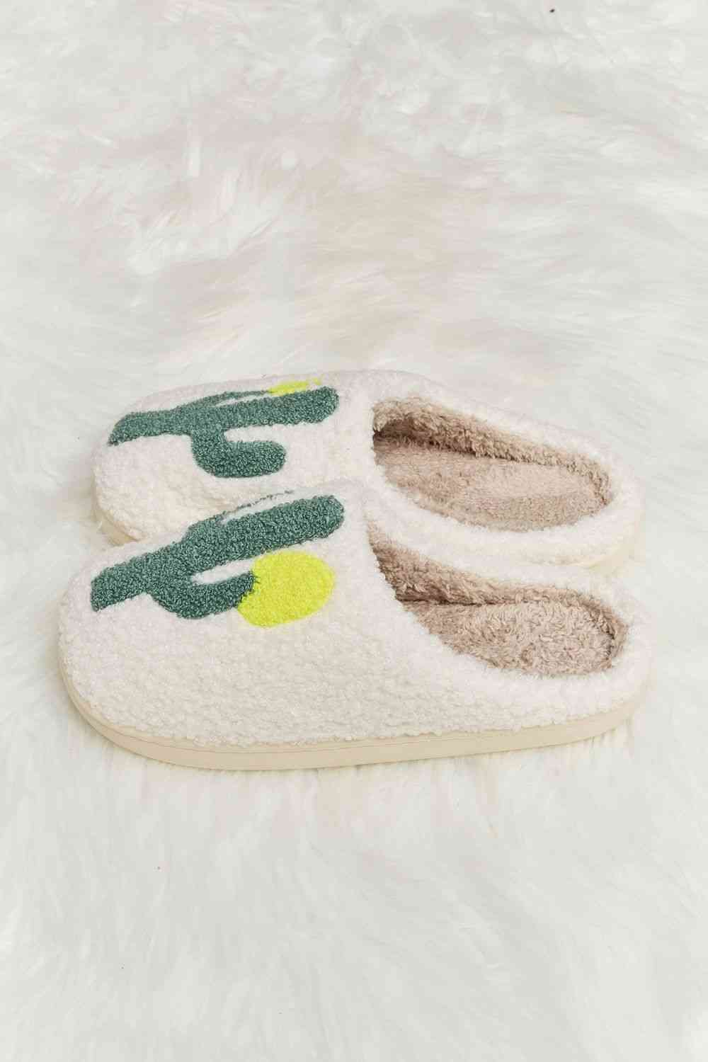 Melody Cactus Plush Slide Slippers No 6